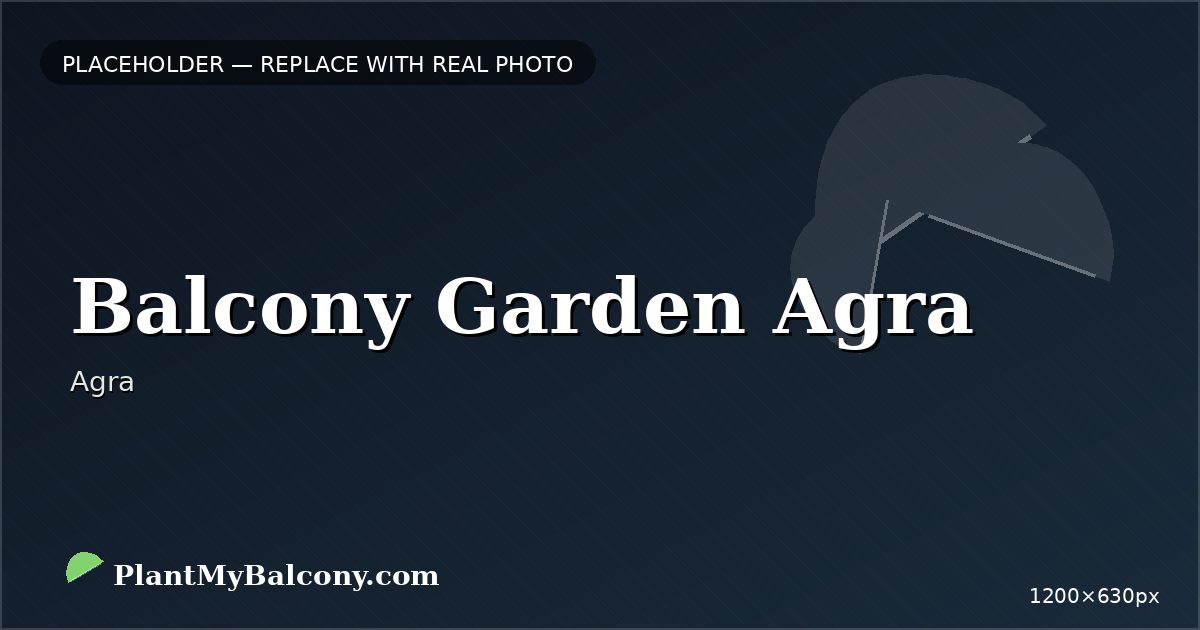 Balcony Garden Agra