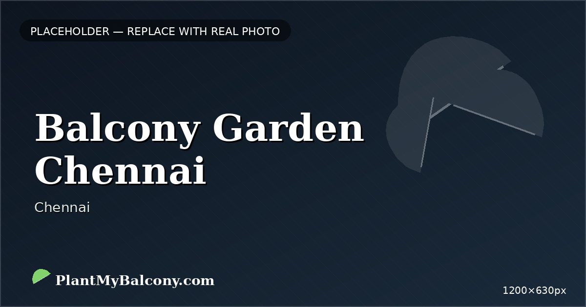 Balcony Garden Chennai