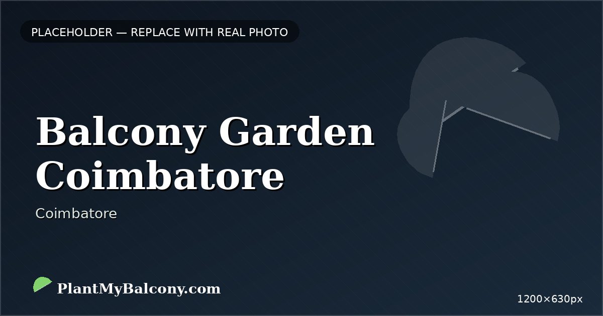 Balcony Garden Coimbatore