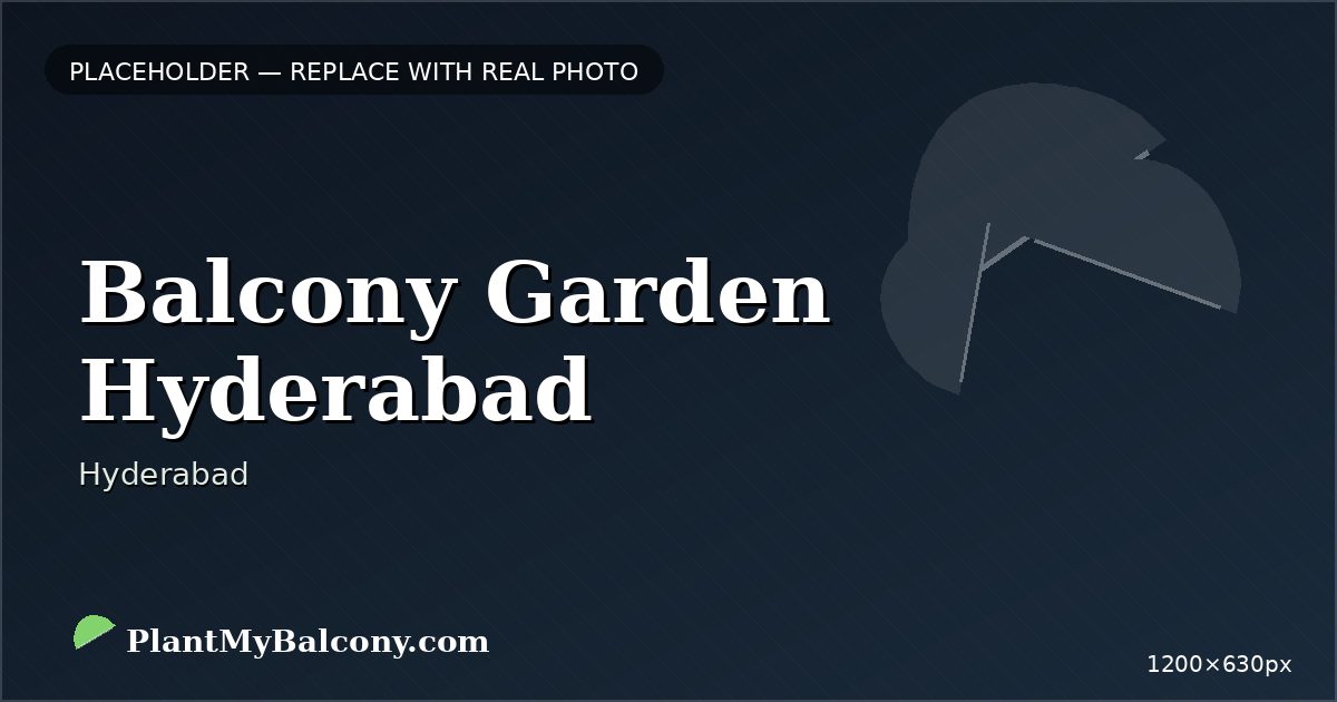 Balcony Garden Hyderabad