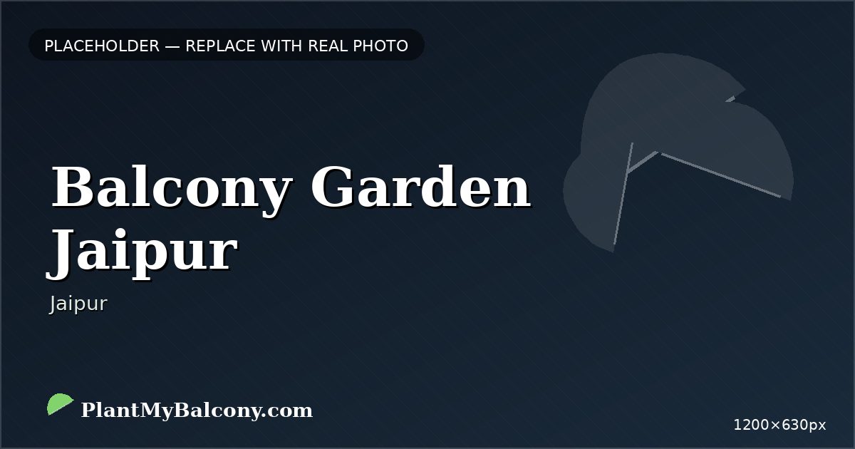 Balcony Garden Jaipur