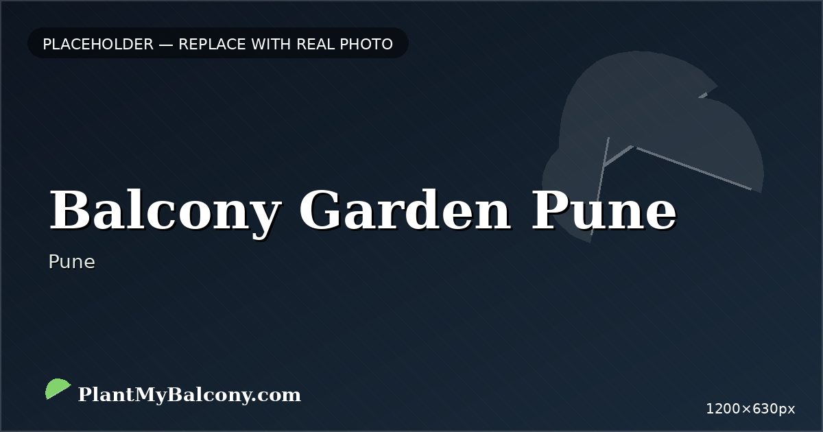 Balcony Garden Pune