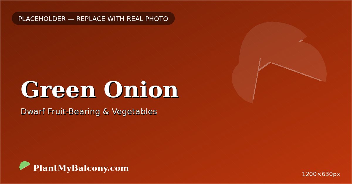 Green Onion plant