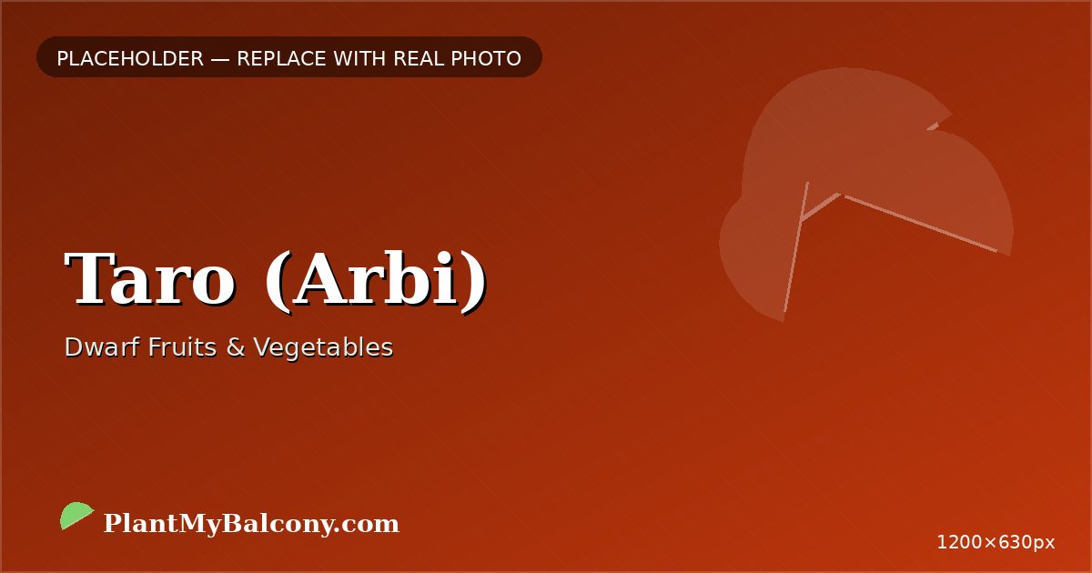 Taro (Arbi)