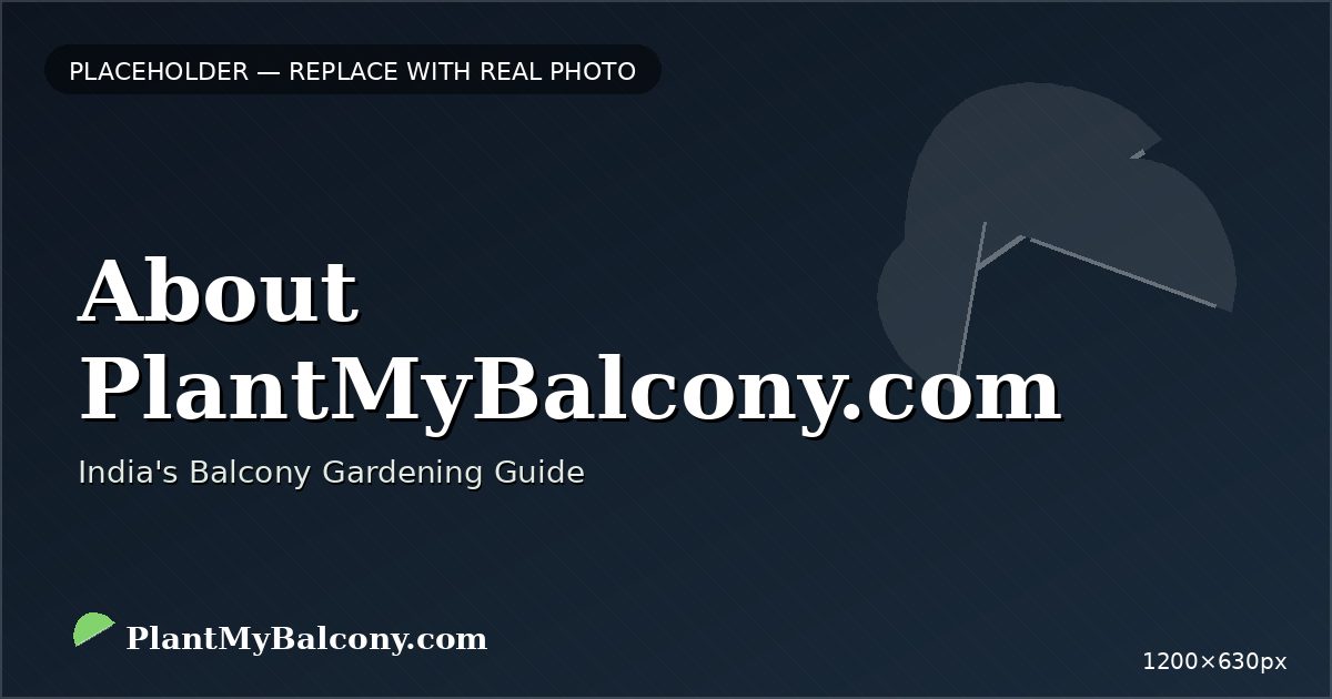 About PlantMyBalcony.com